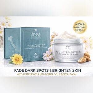 Secret Collagen Pigmentation Correction Sun Damage Erasing Mask ~ Retail $359